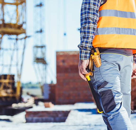 construction worker on jobsite
